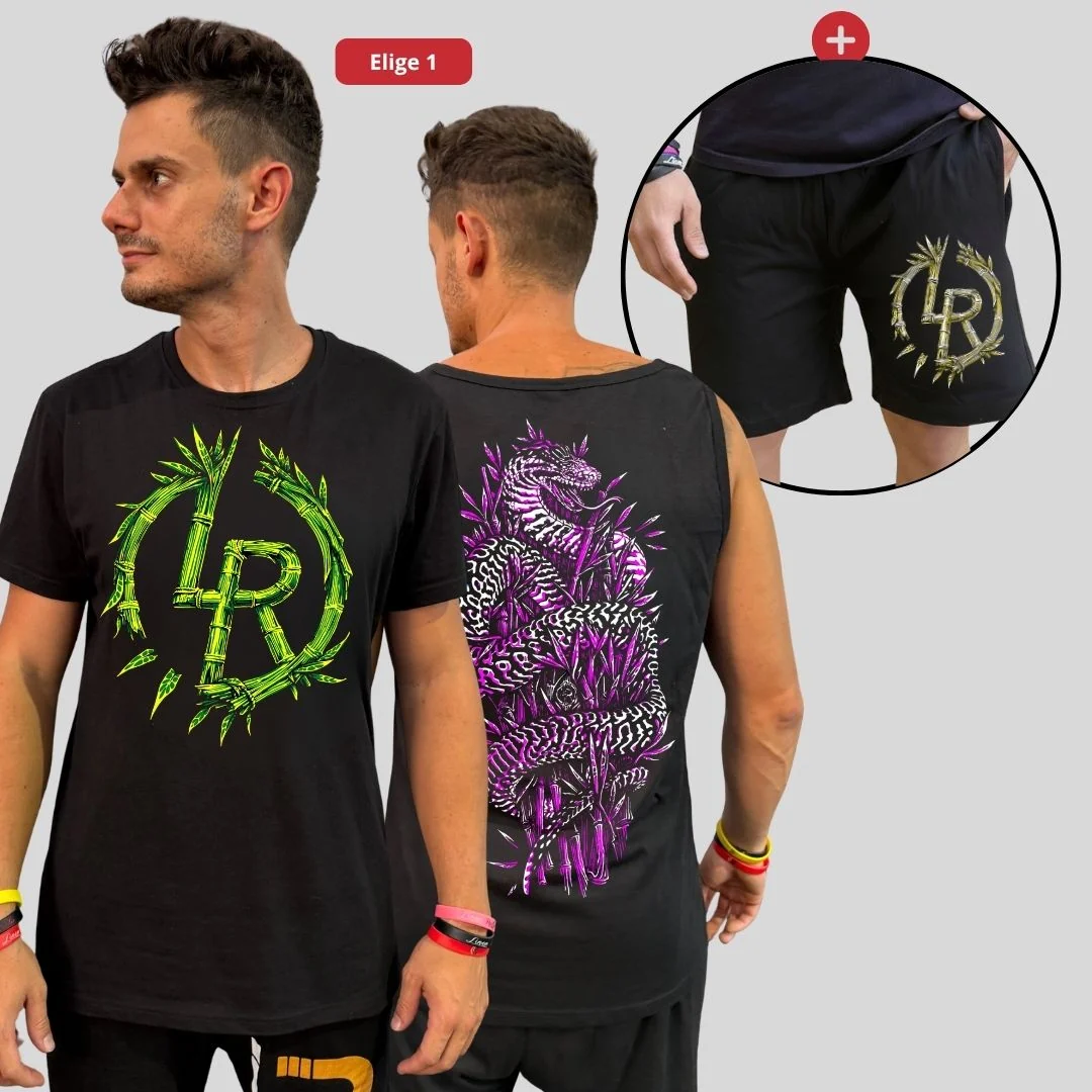 Pack Anaconda - Camiseta con o sin mangas + Pantalón Corto Anaconda