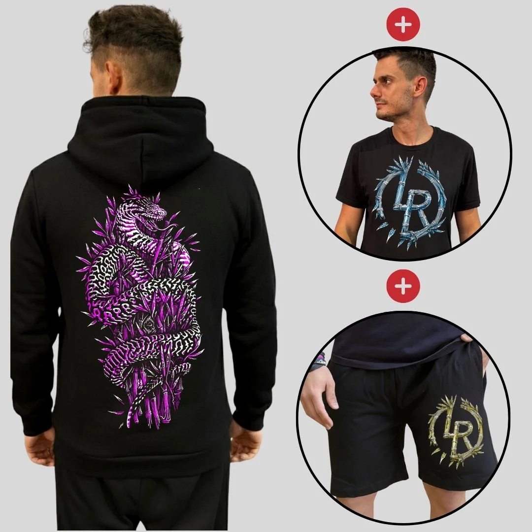 Pack Full Anaconda - Camiseta, Pantalón corto y Sudadera Anaconda