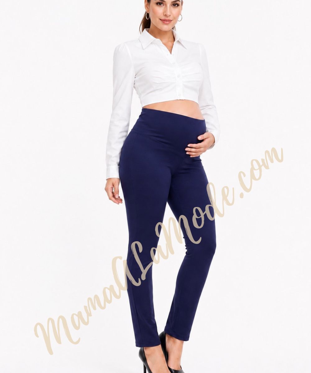 Pantalón Materno Pitillo de Vestir Flavia - Imagen 3