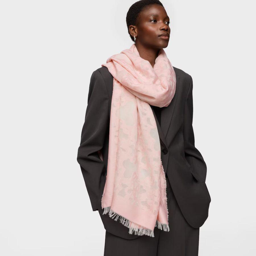 Pañuelo Tous Kaos Devoré Rosa - Imagen 3