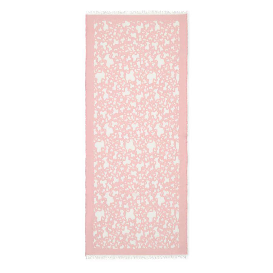 Pañuelo Tous Kaos Devoré Rosa