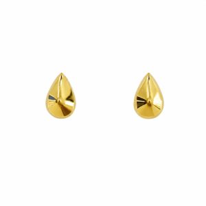 Pendientes Niña Oro 18K Gota Lisa