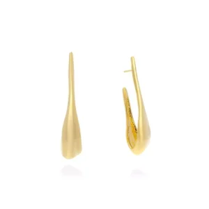 Pendientes Tsuru Plata Dorada