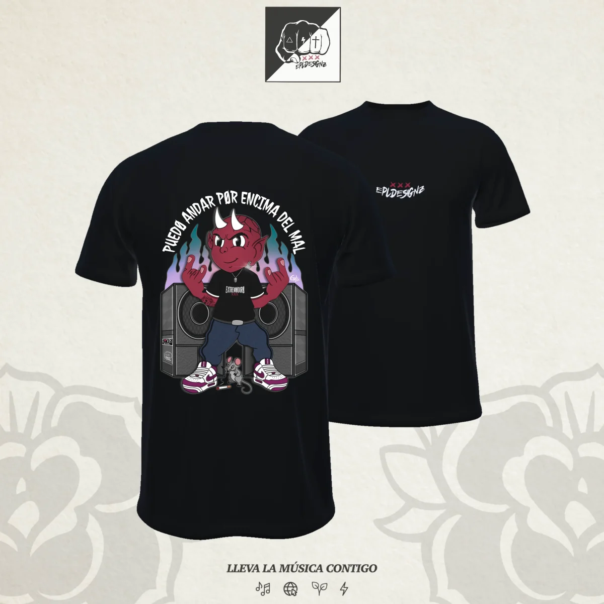 Camiseta EPL "PorEncimaDelMal" - Imagen 3