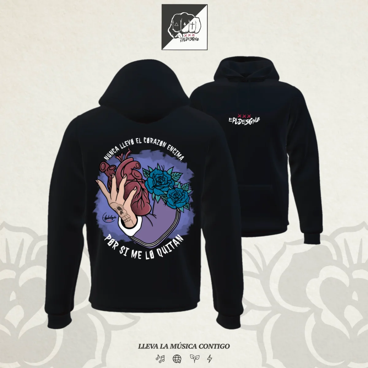 Sudadera EPL "PorSiMeLoQuitan" - Imagen 2