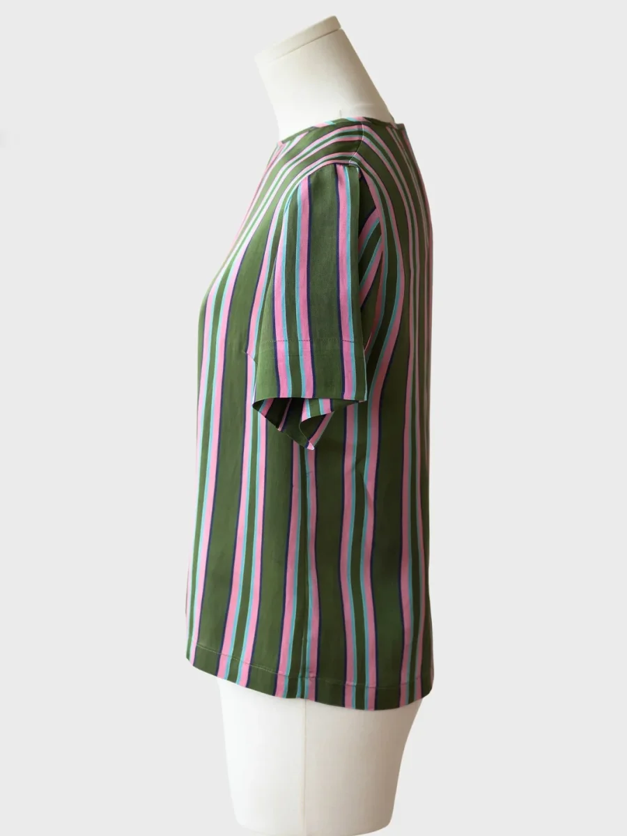 Dries Van Noten blusa estampado rayas Talla 36 (S) - Imagen 4