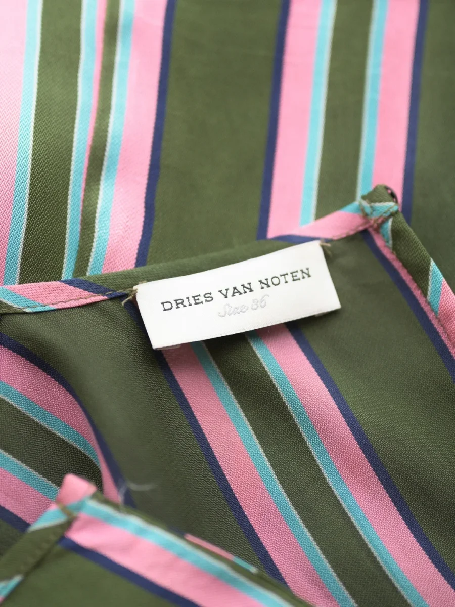 Dries Van Noten blusa estampado rayas Talla 36 (S) - Imagen 6