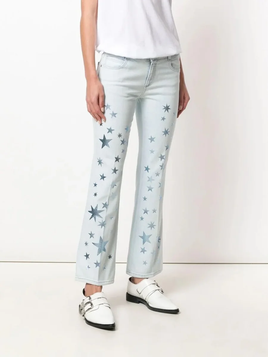 Stella McCartney pantalones vaqueros estrellas Talla 27 (S) - Imagen 3