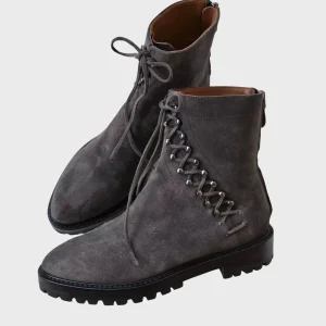 Alaïa botines ante color gris Talla 37 Nuevos