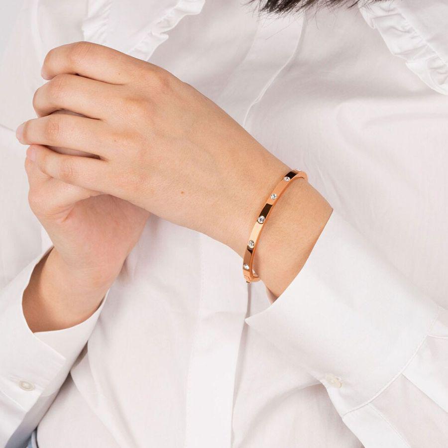 Pulsera Lotus Style Bliss Acero Rosé - Imagen 3