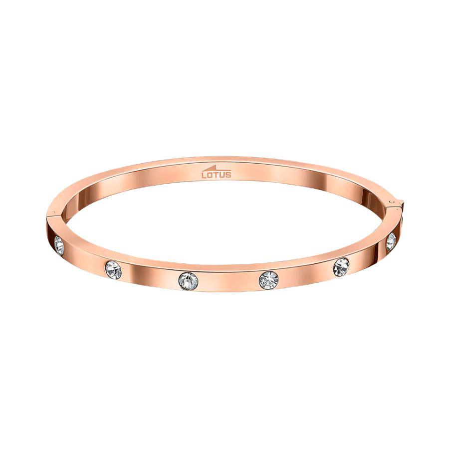 Pulsera Lotus Style Bliss Acero Rosé - Imagen 2