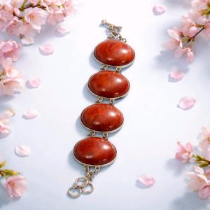 Pulsera PLata Coral De Esponja