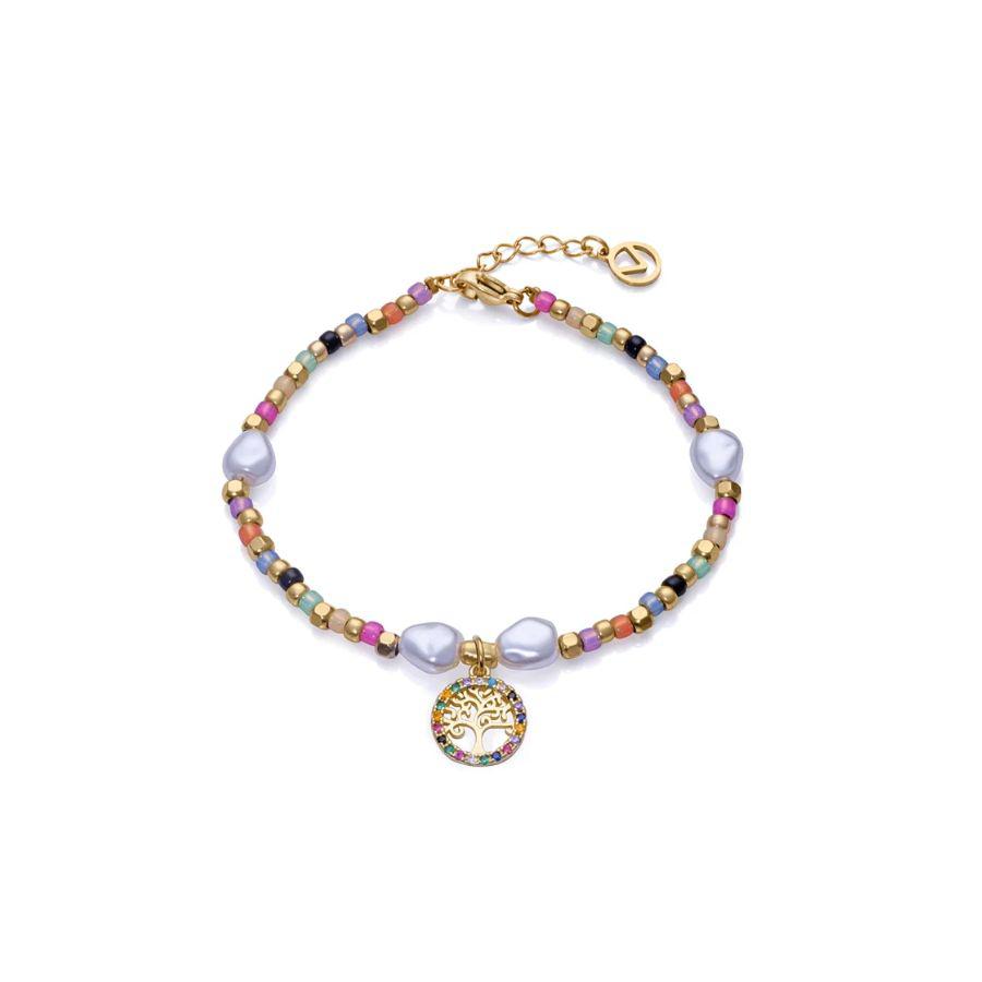 Pulsera Viceroy Árbol de la Vida Perlas Multicolor