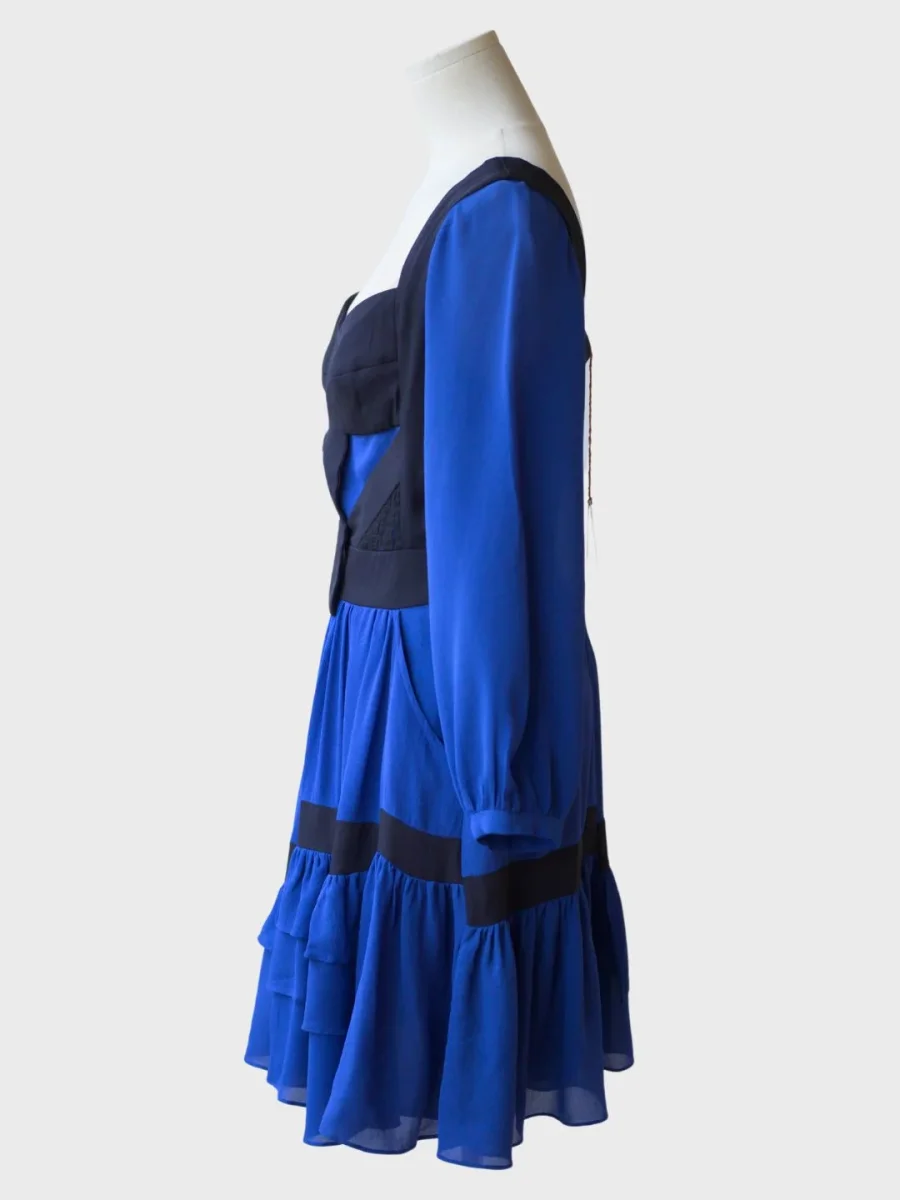 Raasta vestido azul negro Talla XS Nuevo - Imagen 4