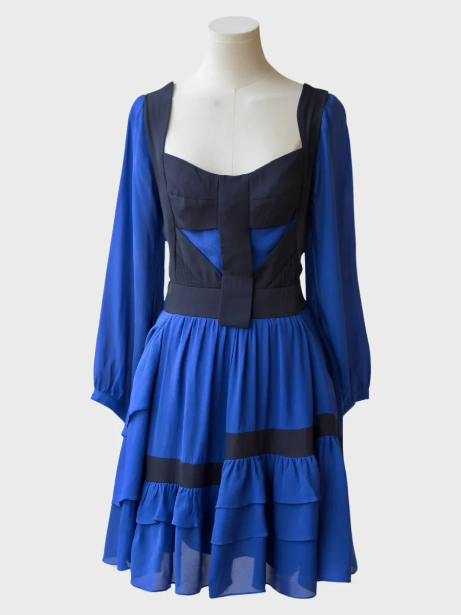 Raasta vestido azul negro Talla XS Nuevo - Imagen 2