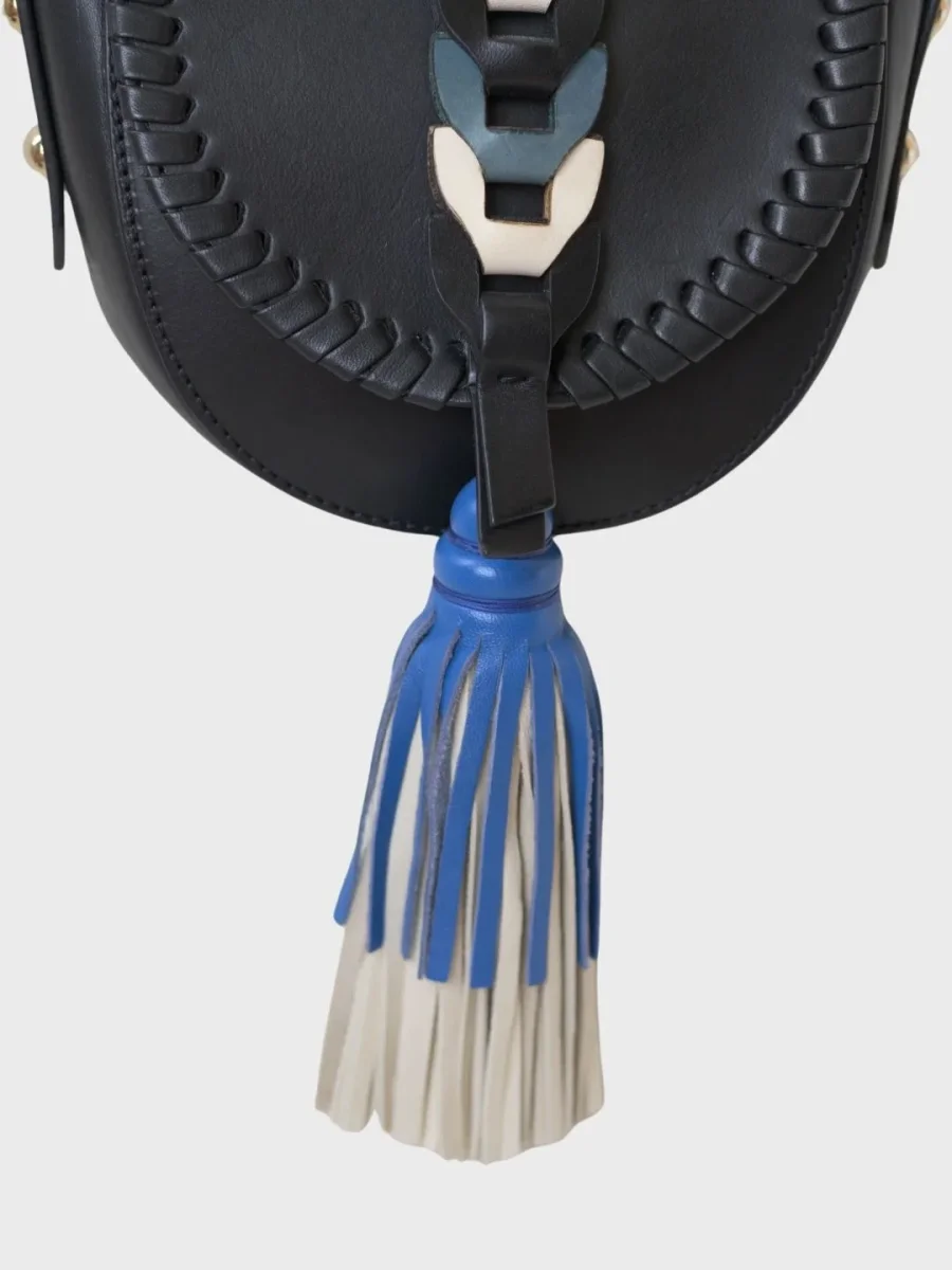 RED Valentino bolso bandolera cuero boho chic - Imagen 8
