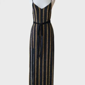 Retrofête maxi vestido lentejuelas Talla S