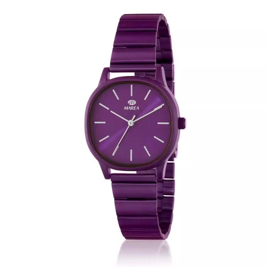 Reloj Mujer Marea Acero Morado Analógico - Imagen 2