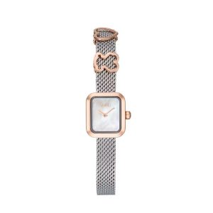 Reloj TOUS Icon Time Bicolor Plateado y Rosé