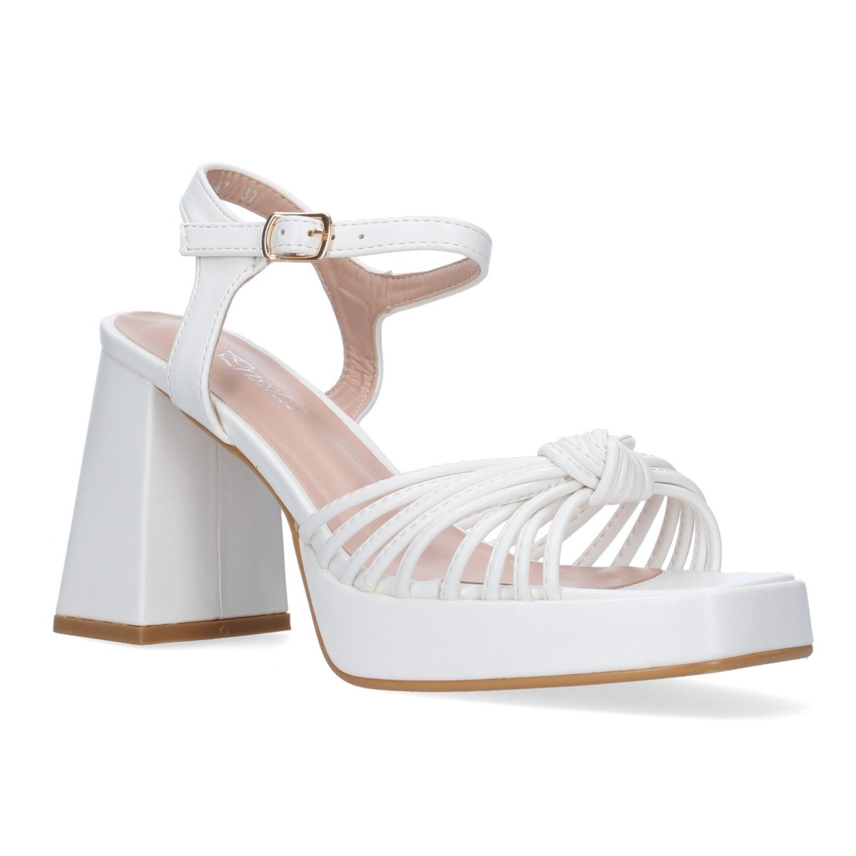 Sandalias Blancas de Plataforma para Mujer - Imagen 4
