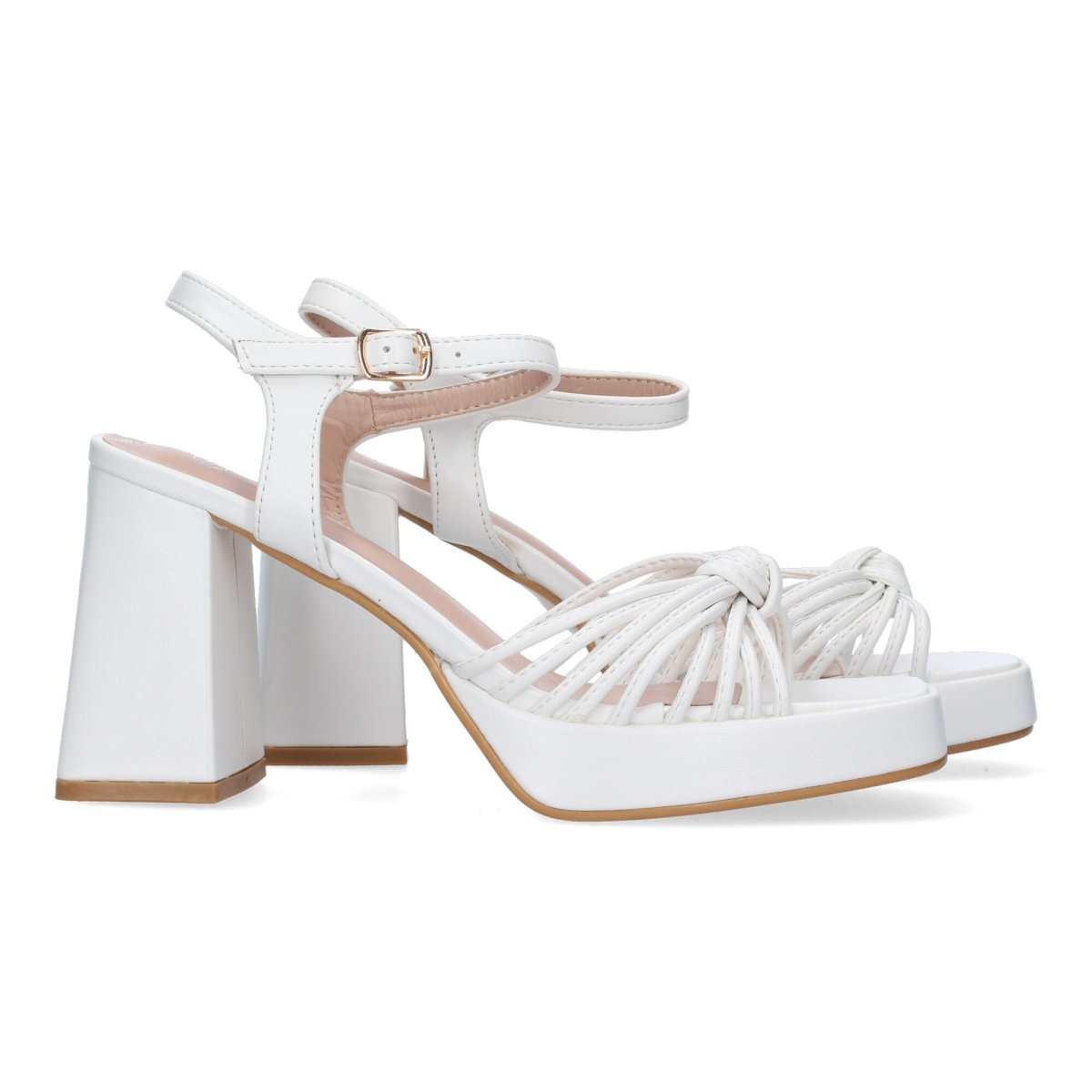 Sandalias Blancas de Plataforma para Mujer - Imagen 6