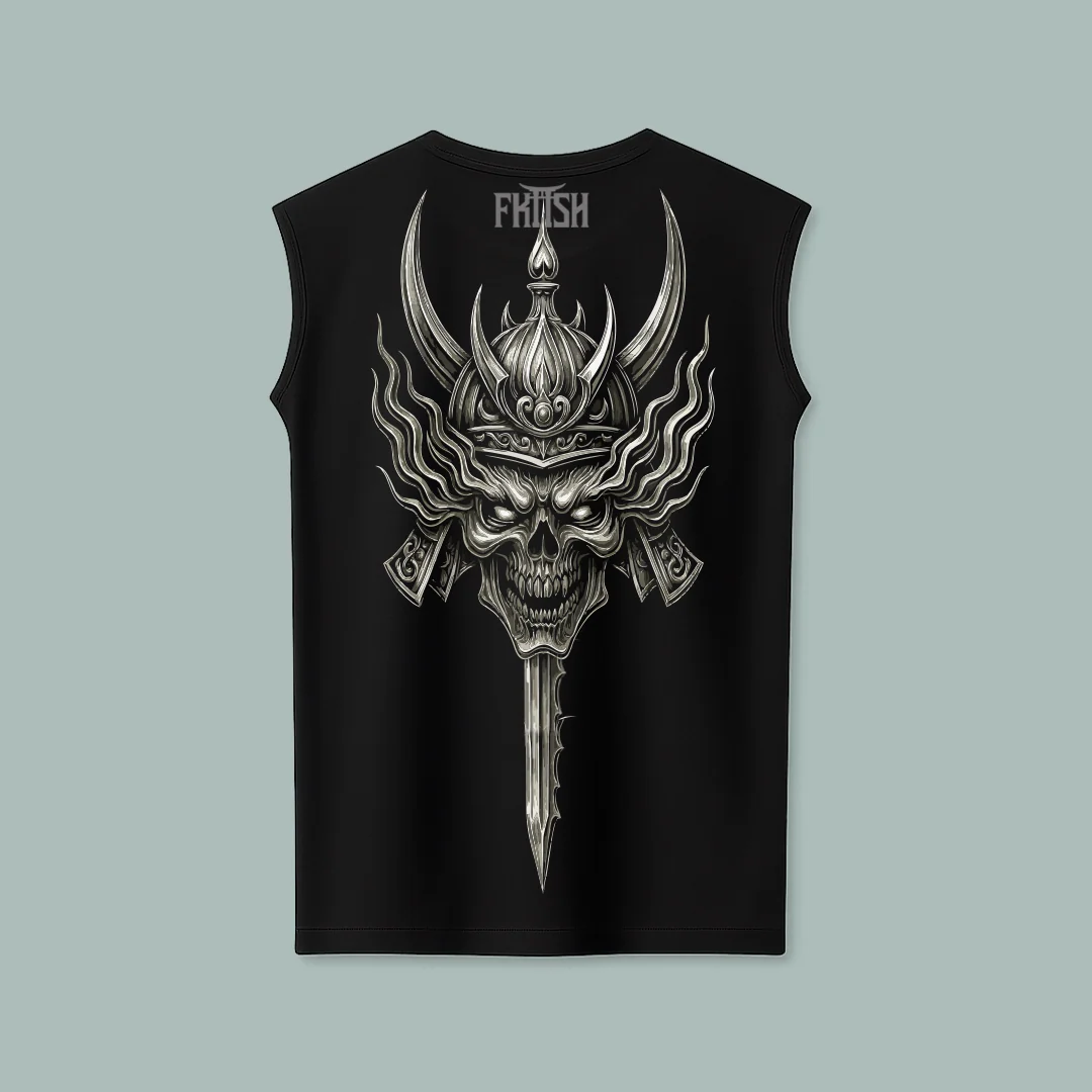 Playera Sin Manga Samurai Chrome - Imagen 2