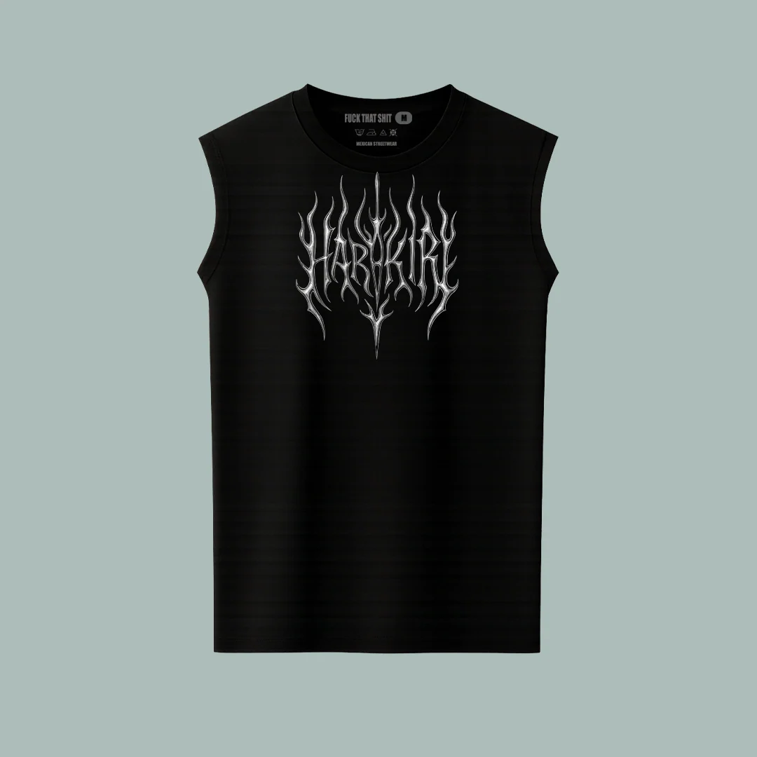 Playera Sin Manga Samurai Chrome - Imagen 3