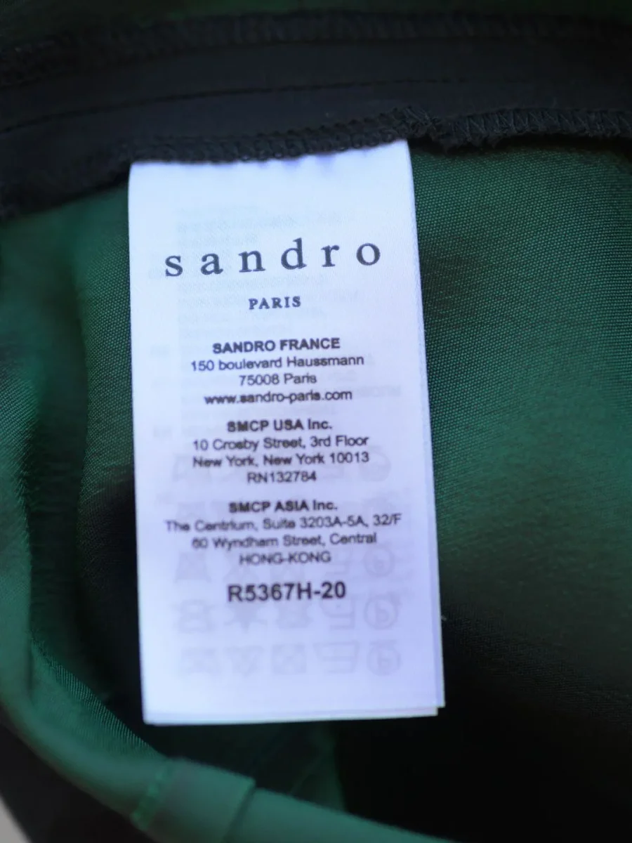 Sandro vestido mini un hombro con volantes Talla 1 (S) Nuevo - Imagen 7
