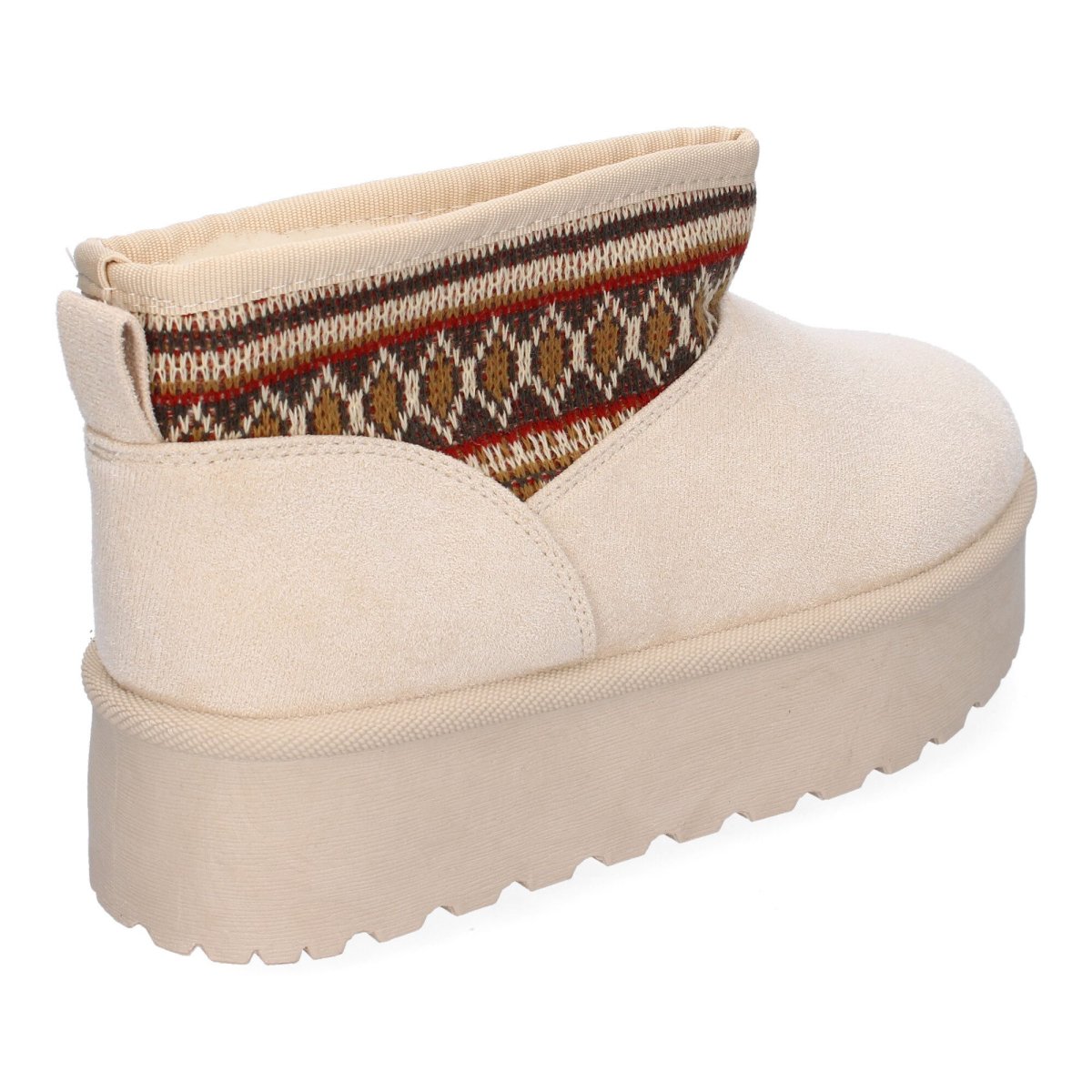Botines de nieve étnicos beige - Imagen 5