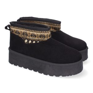 Botines australianos étnicos negros