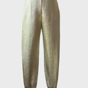 Stella McCartney pantalones dorados Talla 34 (XS)