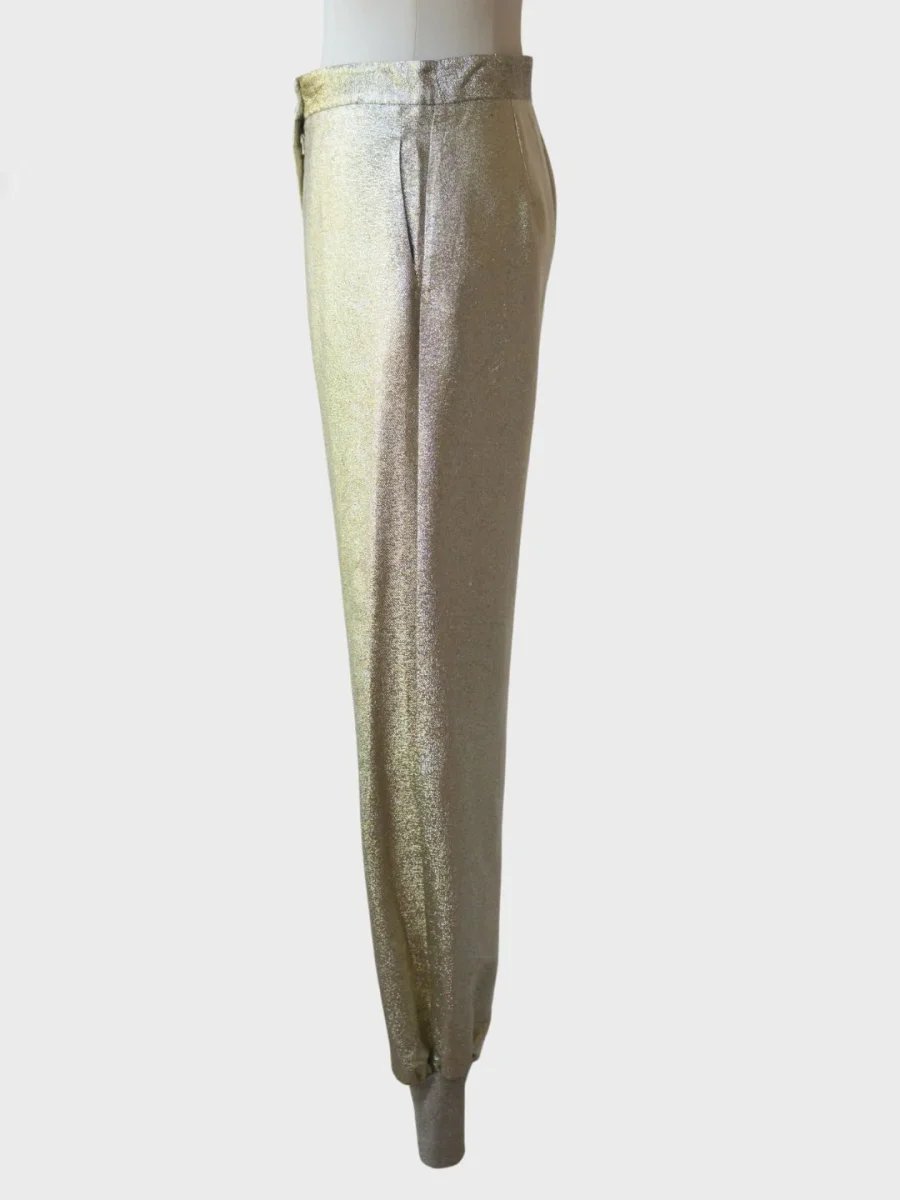 Stella McCartney pantalones dorados Talla 34 (XS) - Imagen 5