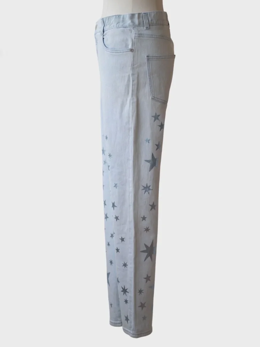 Stella McCartney pantalones vaqueros estrellas Talla 27 (S) - Imagen 5