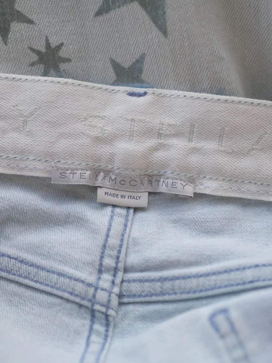 Stella McCartney pantalones vaqueros estrellas Talla 27 (S) - Imagen 8