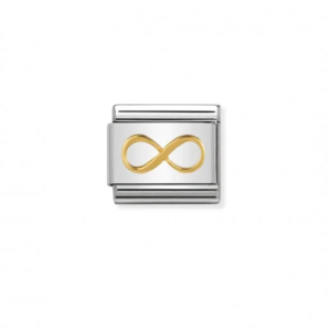 LINK COMPOSABLE CLASSIC CON INFINITO EN ORO