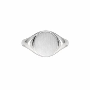 Sello Cadete Liso Plata de Ley 925 Personalizable