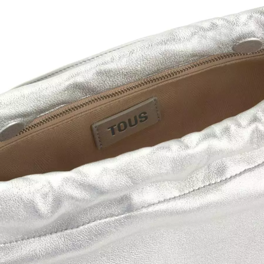 Shopper Tous Gloss Plateado - Imagen 3