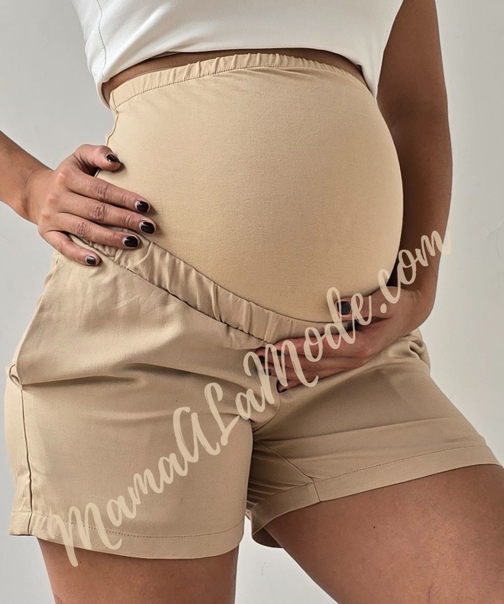 Shorts Materno Lorena Twill Algodón