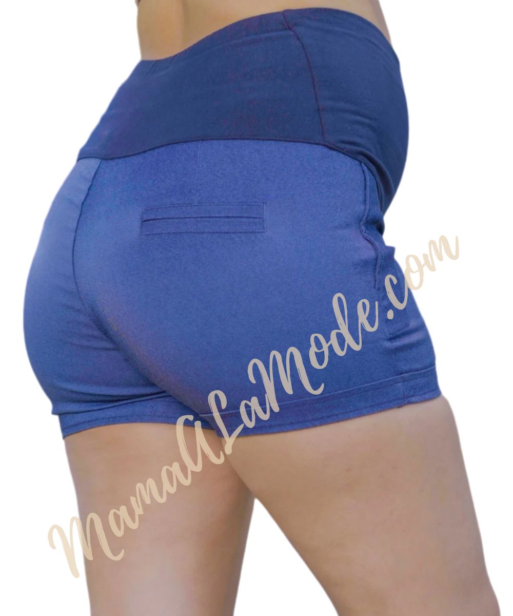 Shorts Materno Tory Acero - Imagen 3