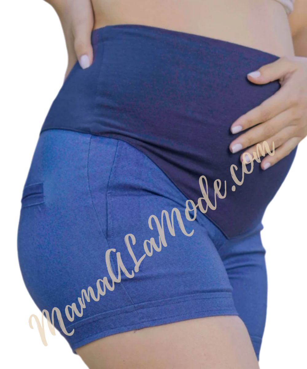Shorts Materno Tory Acero