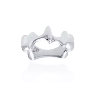 Sortija Marina García Vertebral Plata. Talla 16