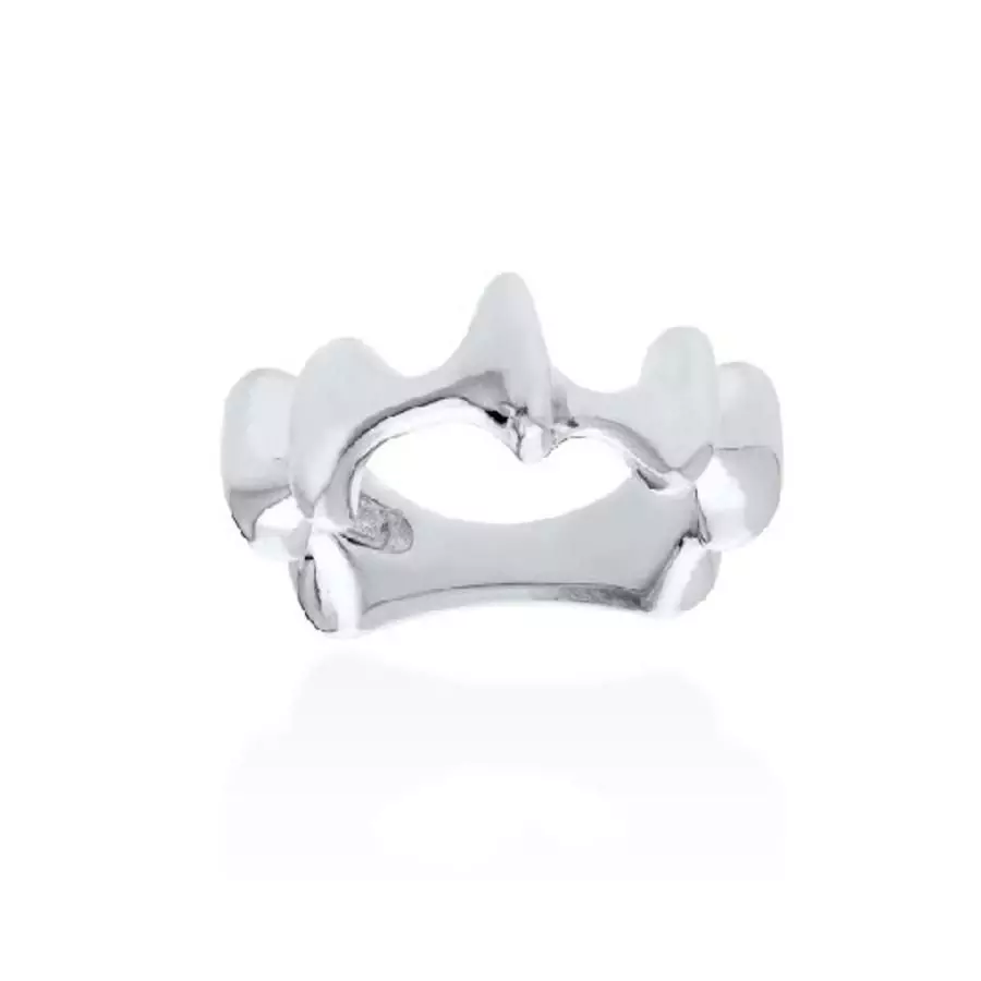 Sortija Marina García Vertebral Plata. Talla 16