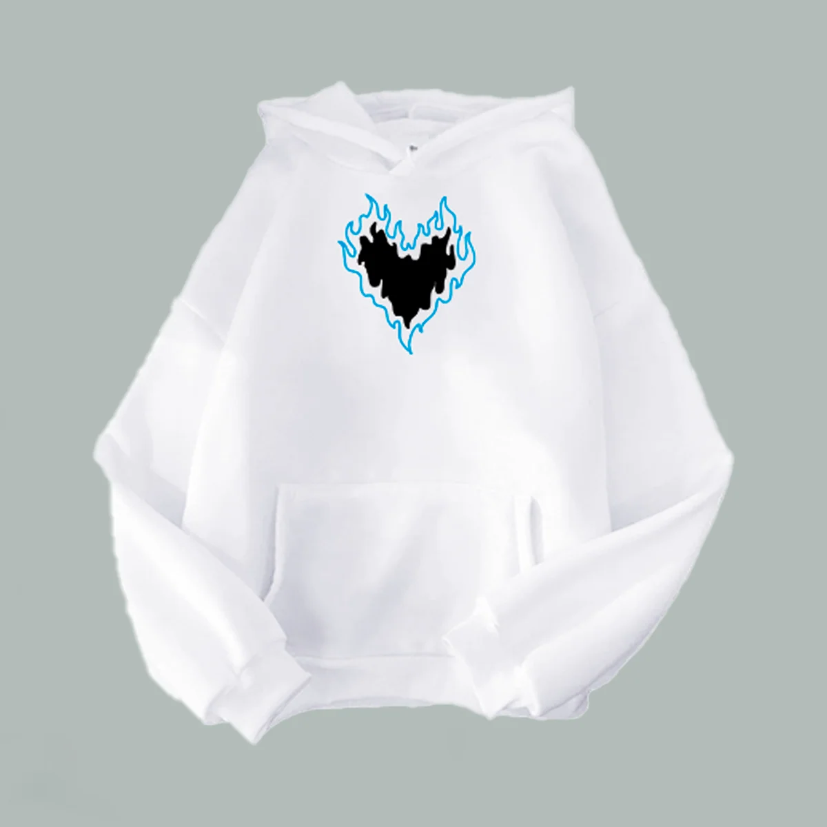 Hoodie Oversize Corazón Dragón - Imagen 3