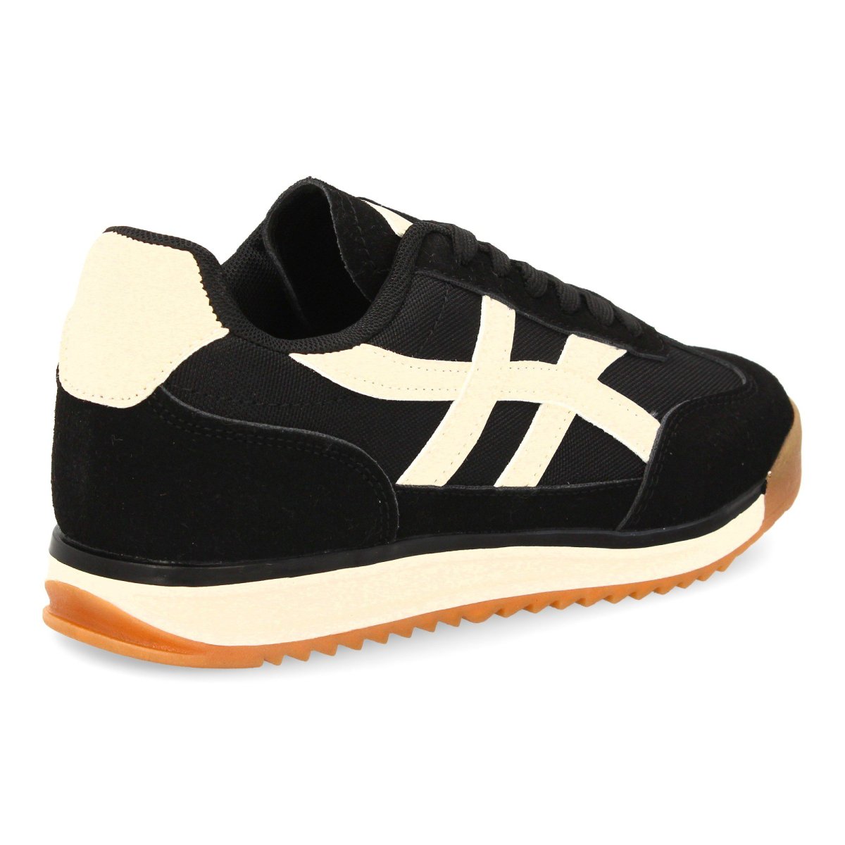 Zapatilla estilo retro negro - Imagen 5