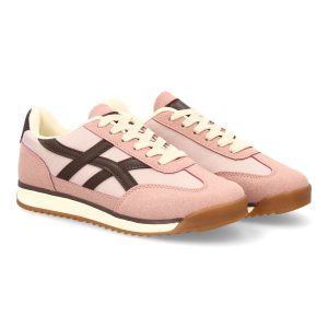 Zapatilla estilo retro rosa