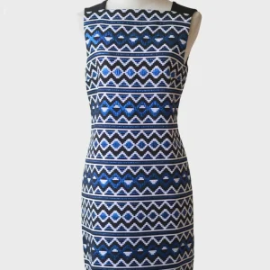 Versace Collection vestido mini azul estampado Talla S