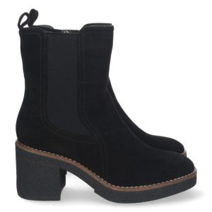 Botines negros de Chelsea sin cordones