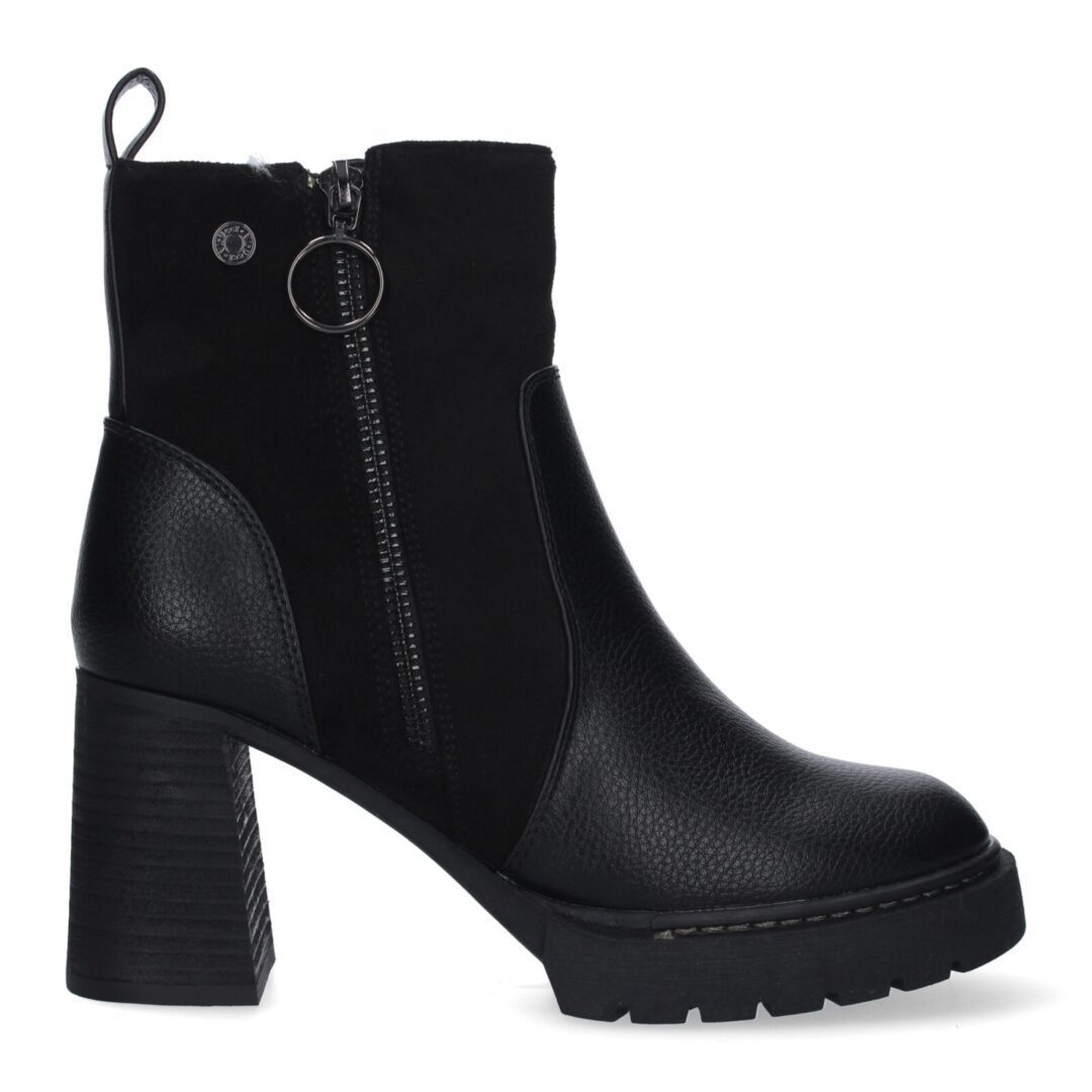 Botas Negras Cremallera Suela Gruesa - Imagen 3