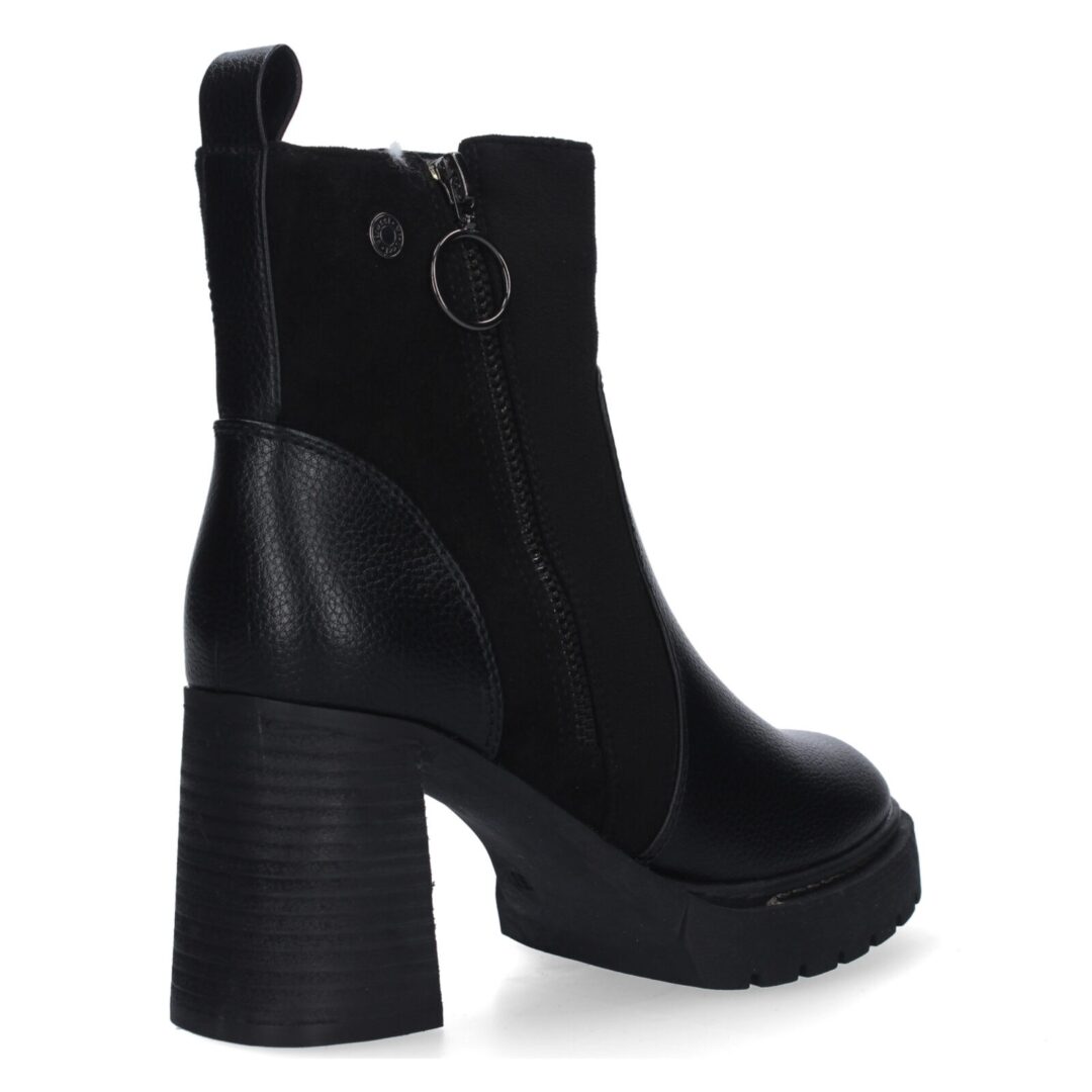 Botas Negras Cremallera Suela Gruesa - Imagen 4