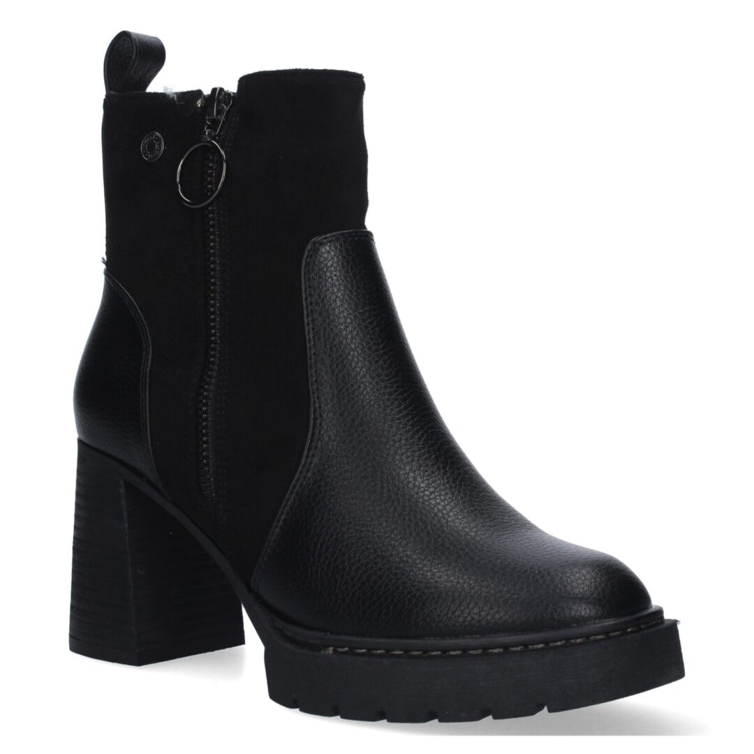 Botas Negras Cremallera Suela Gruesa - Imagen 5